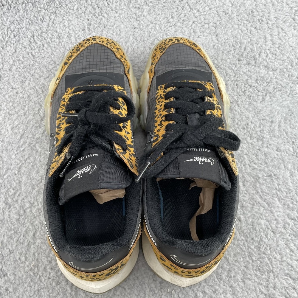 Nike Waffle Racer 2X Shoe Women 7.5 Leopard Streetwear Athleisure Maximalist 90s - Picture 8 of 11